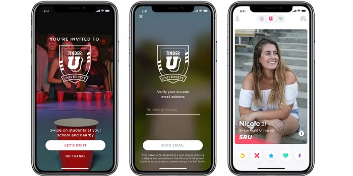 Tinder U Tinder para universitarios