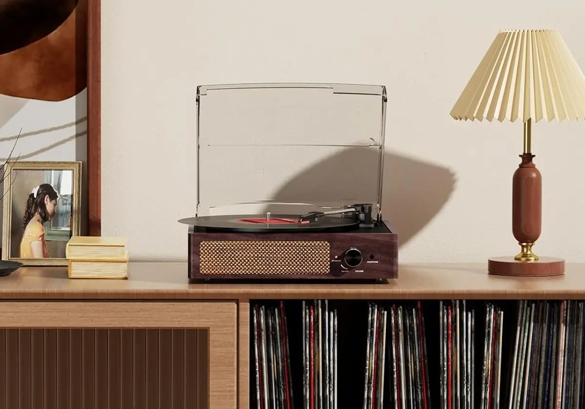 Tocadiscos vintage para vinilos regalos para el Dia del Padre 2026