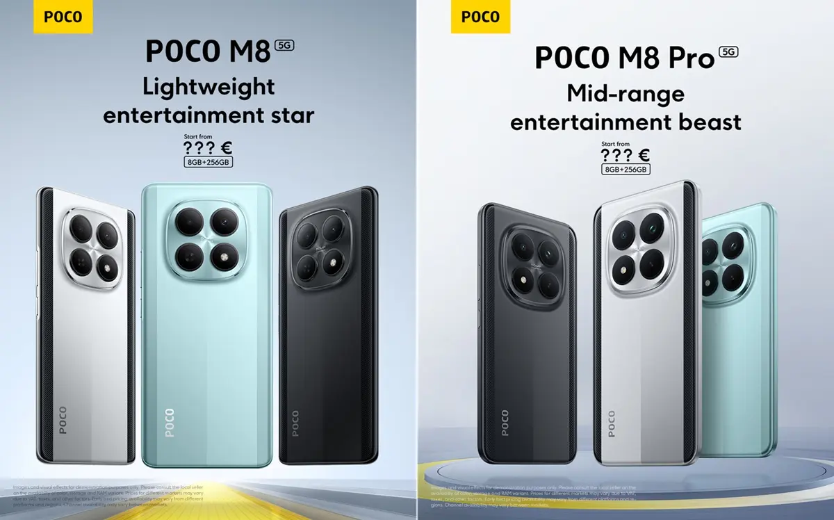 Toda esta serie de POCO sube de categoria Los POCO M8 y POCO M8 Pro ofreceran un salto de experiencia a nivel de gama alta