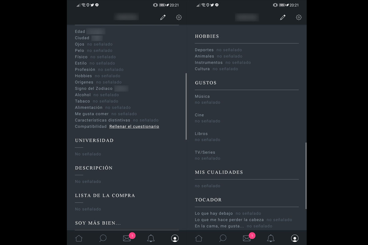 Todas las opciones de personalización de tu perfil de Adopta Un tío