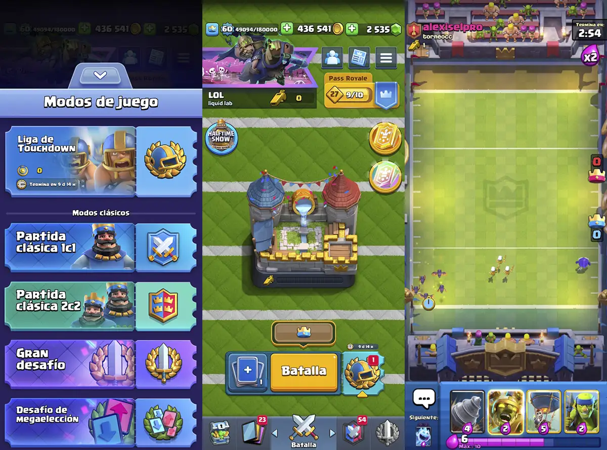 Top 5 mazos Liga de Touchdown Clash Royale