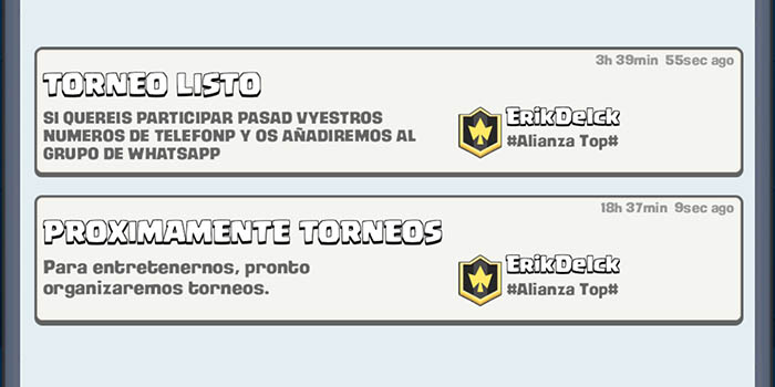 Torneos en Clash Royale