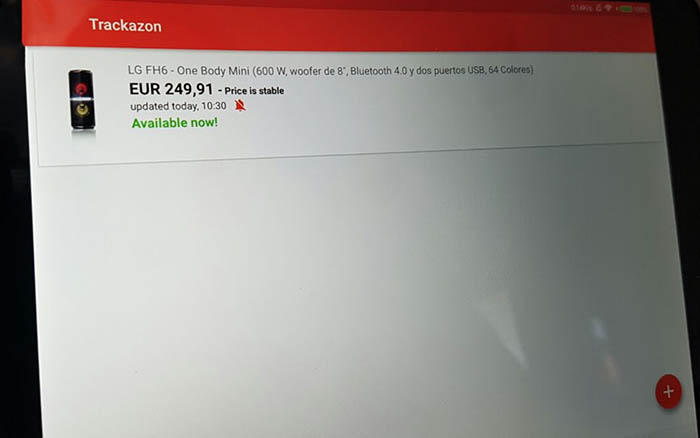 Trackazon monitorizar precios amazon