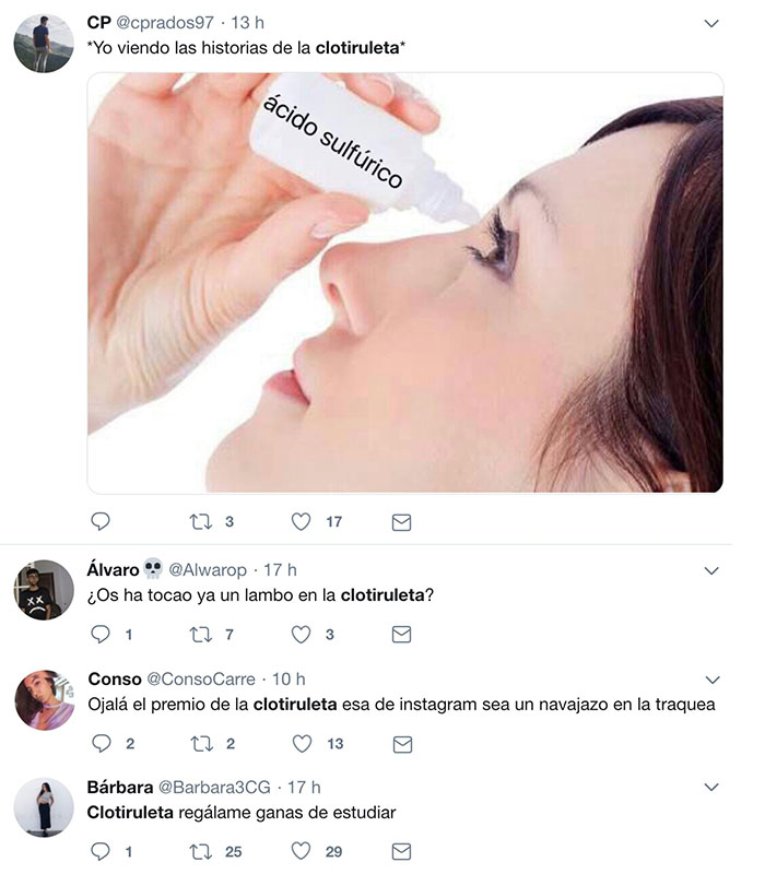 Tweets de la clotiruleta