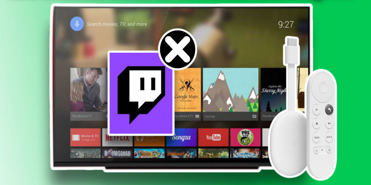 Twitch se congela en Chromecast con Google TV solucion