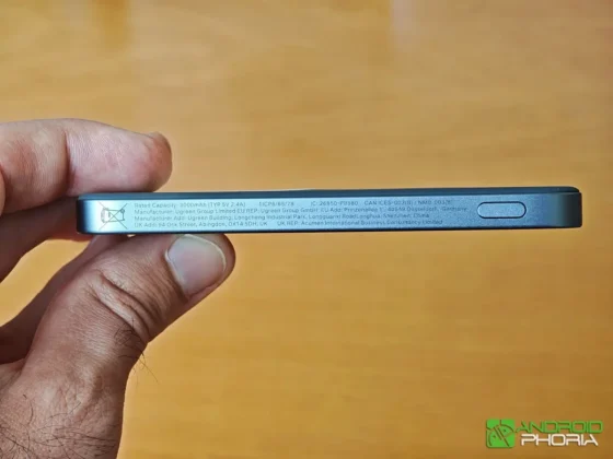 UGREEN MagFlow Air Magnetic Power Bank 5000 mAh lo mejor de esta powerbank es su sorprendente grosor de menos de 1 cm