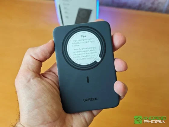 UGREEN MagFlow Air Magnetic Power Bank 5000 mAh tiene carga inalambrica magnetica de 15 W con certificacion Qi2