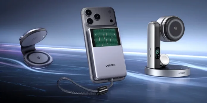 UGREEN MagFlow powerbank y cargador con refrigeracion activa UGREEN MagFlow powerbank y cargador con refrigeracion activa