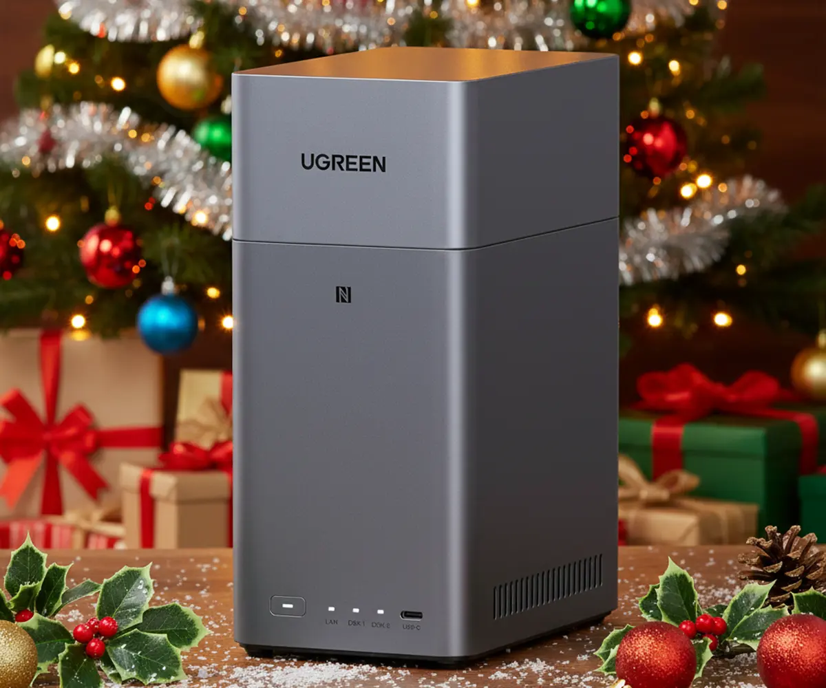 UGREEN NASync DH2300 de Navidad