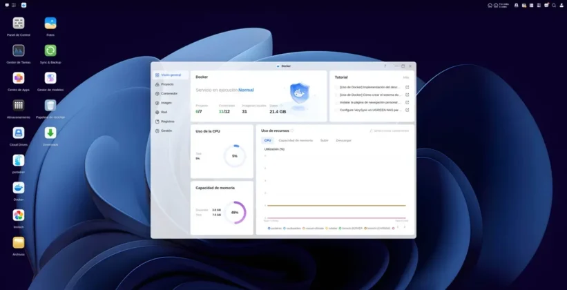 UGREEN NASync DXP4800 GT Docker