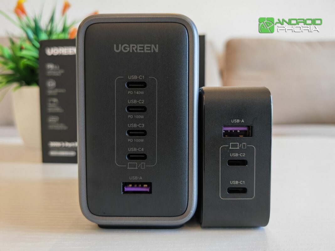 UGREEN Nexode 300W vs UGREEN Nexode 65W diferencia de puertos