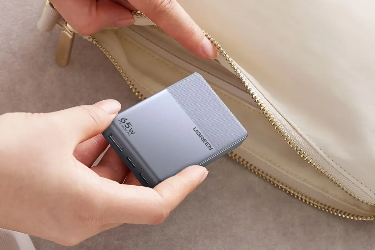 UGREEN Nexode Air 65W Charger Slim Reemplaza los adaptadores voluminosos con este diseño de tarjeta