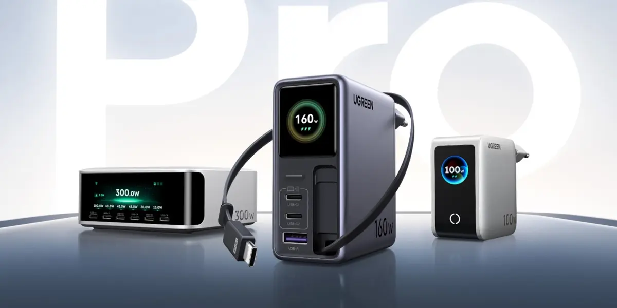 Llega la nueva serie UGREEN Nexode Pro con cargadores inteligentes que revolucionarán tu forma de cargar