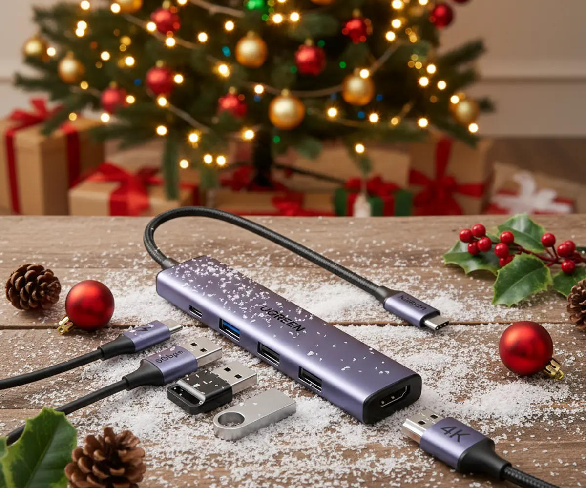 UGREEN Revodok PD USB-C Hub de Navidad