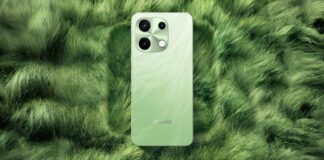 UMIDIGI Note 100 en color verde hierba