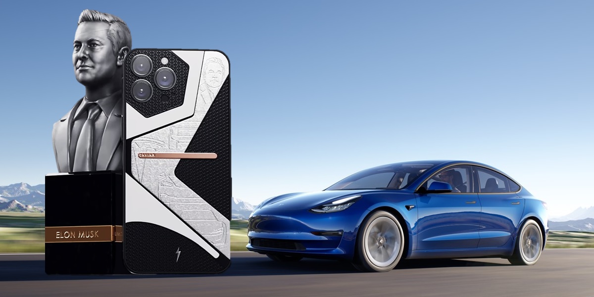 Usan restos de un Tesla para crear un iPhone 13 Pro exclusivo Usan restos de un Tesla para crear un iPhone 13 Pro exclusivo