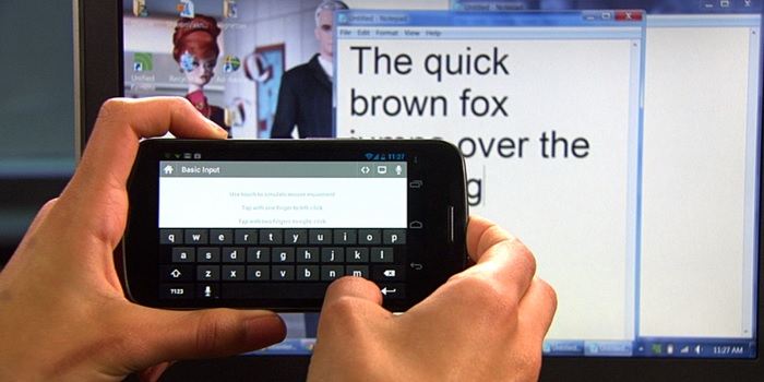 Usar Android como teclado para Windows