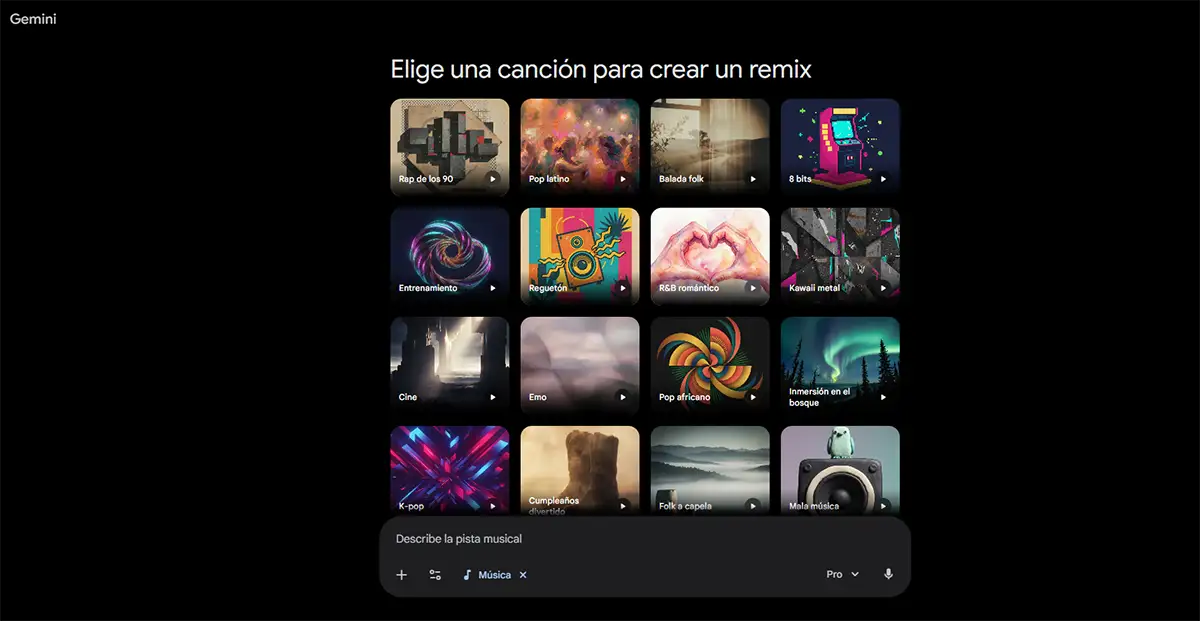 Usar Gemini para crear musica