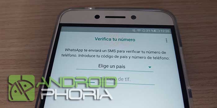 Usar WhatsApp sin dar numero telefono