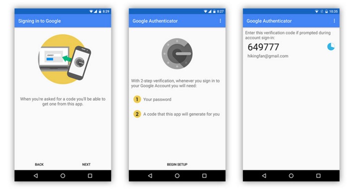 Usar autenticación en dos pasos en Android Wear