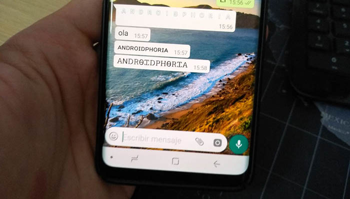 Usar otro tipo de letra en WhatsApp
