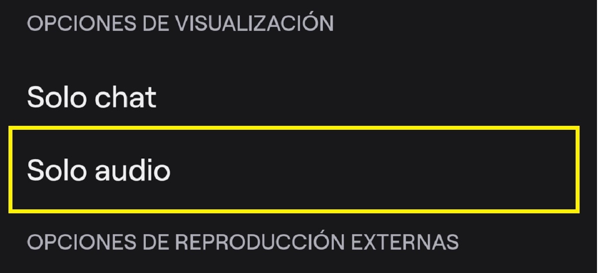 Utiliza la modificación solo audio Twitch 1