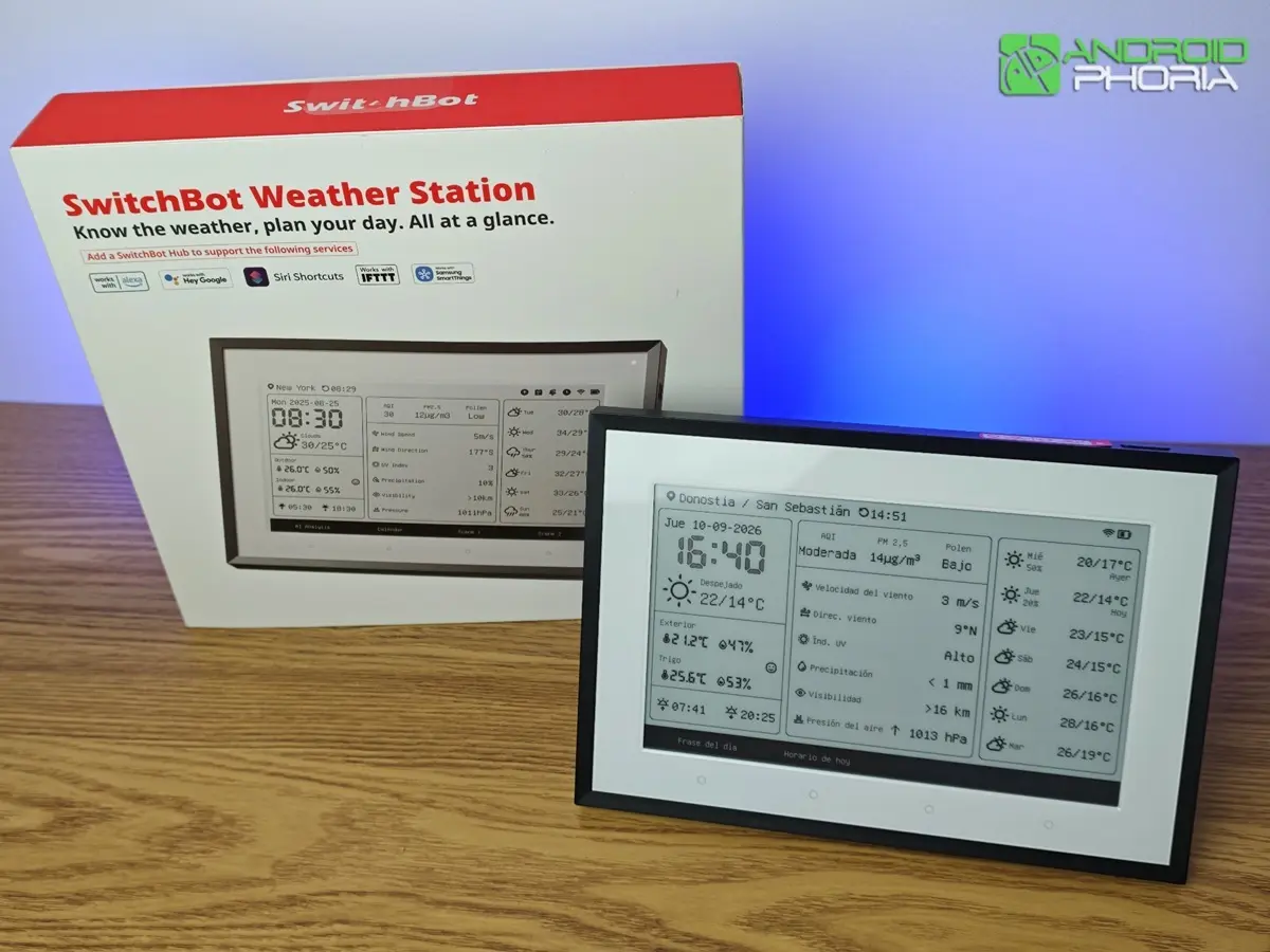 Vale la pena comprar el SwitchBot E-Ink Home Dashboard