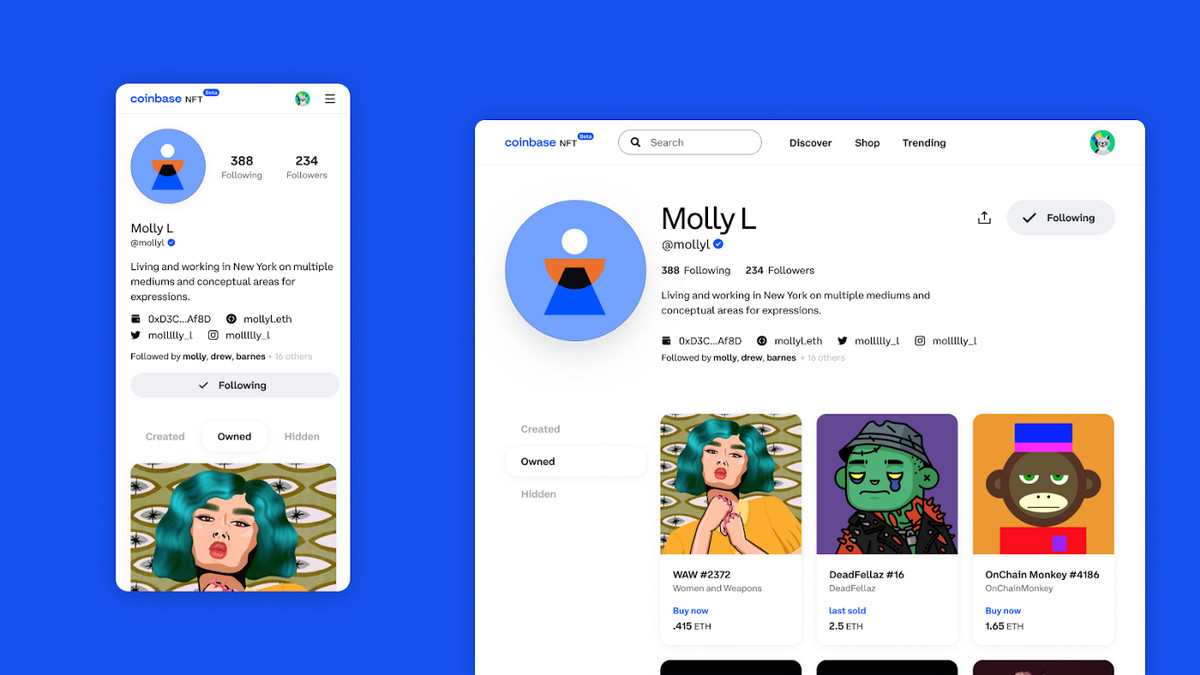 Ventajas de Coinbase NFT