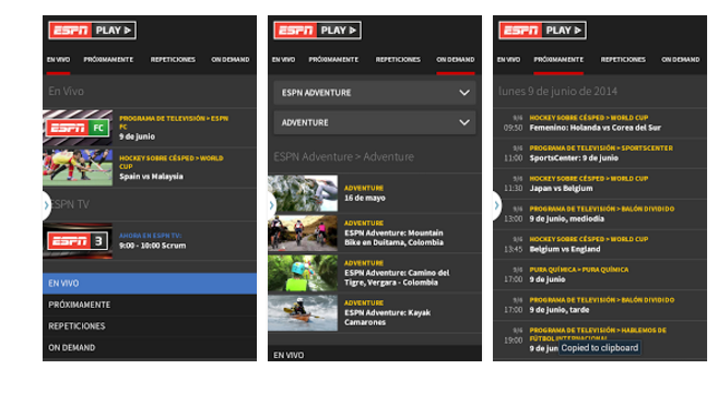 Ver ESPN gratis en Android