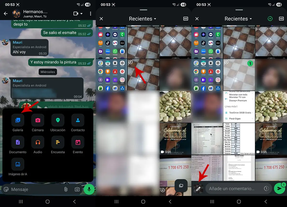 Ver foto en movimiento Android