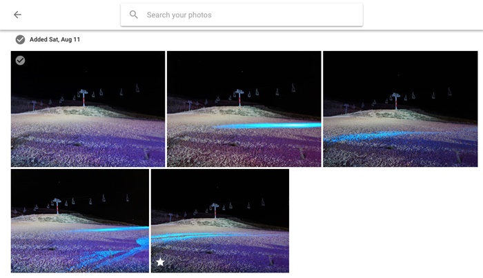 Ver fotos recientes anadidas a Google fotos