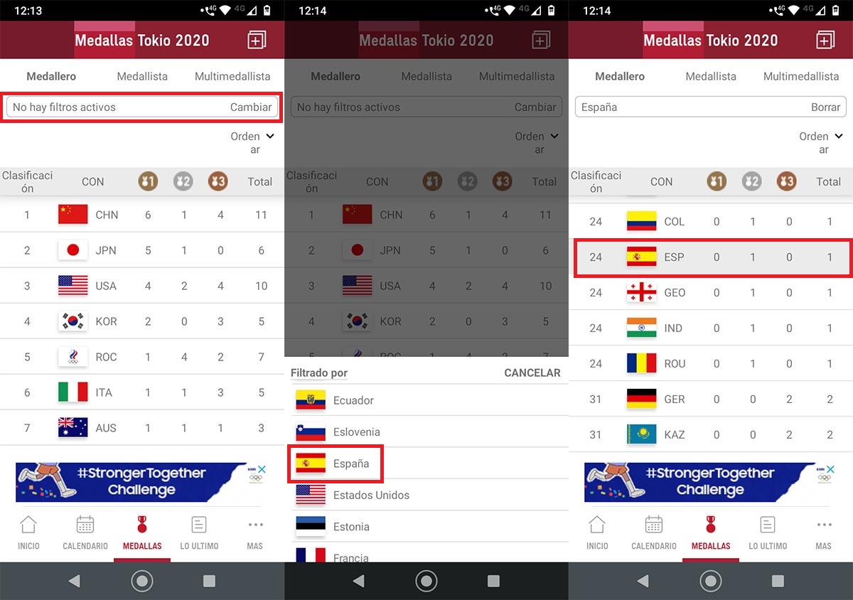 Ver medallas que gano tu pais olimpiadas