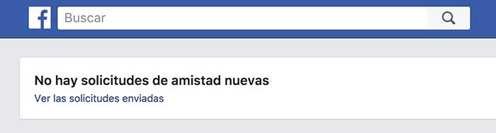 Ver solicitudes de amistad Facebook