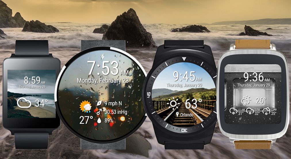 Ver tiempo y hora en Android Wear
