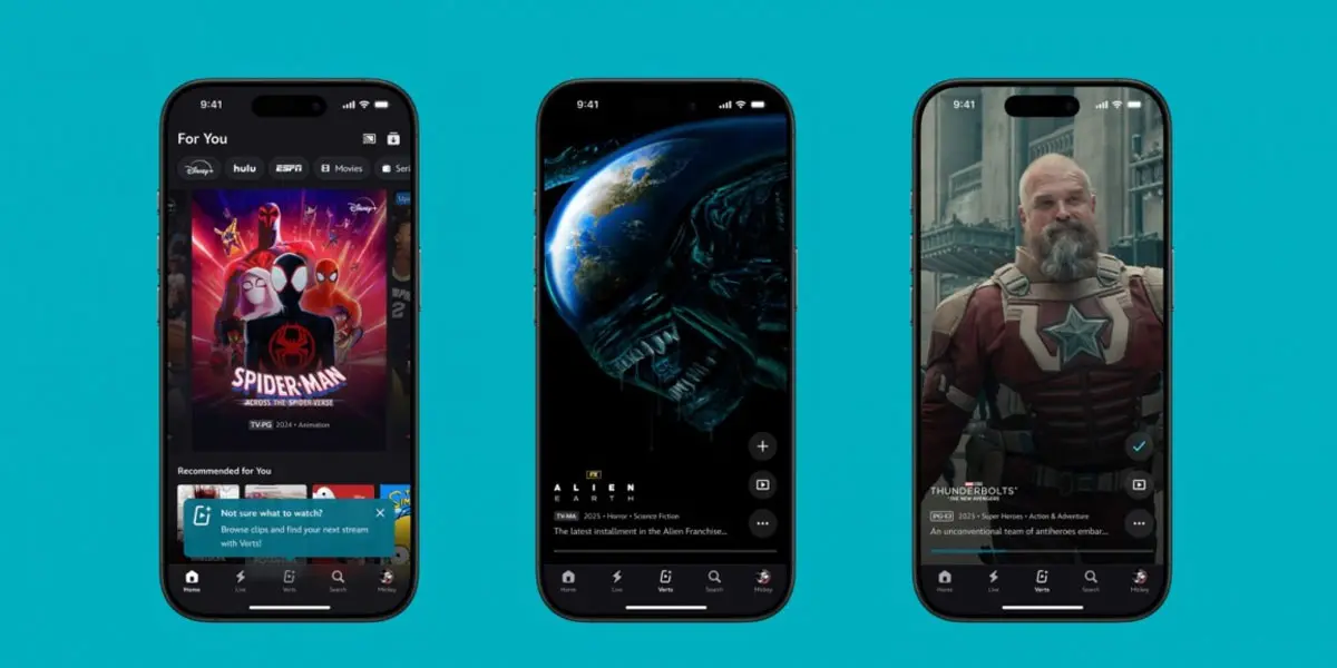 Vista de el feed Verts de Disney+