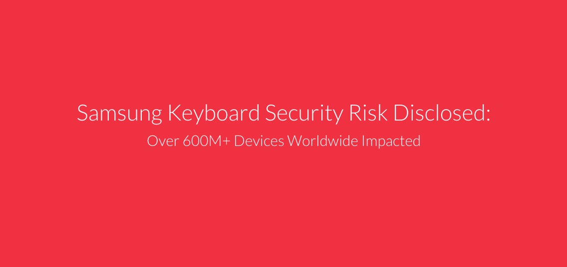 Vulnerabilidad en el teclado de Samsung