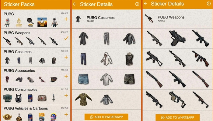 WAStickerApps PUBG