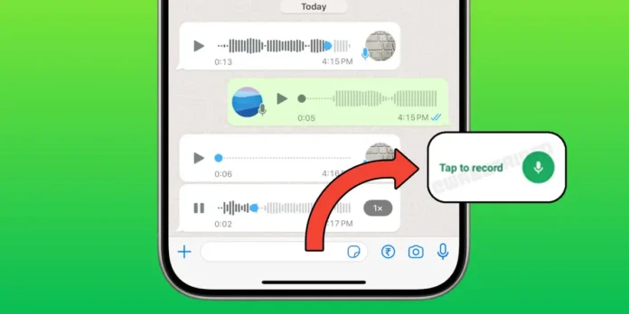 WhatsApp añade un widget para grabar y enviar audios más rápido