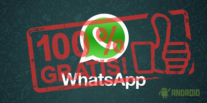 WhatsApp gratis para siempre