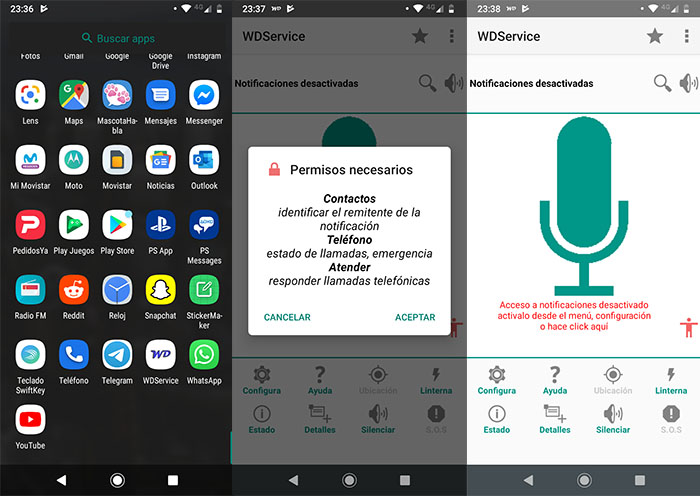 WhatsApp lea los mensajes en voz alta