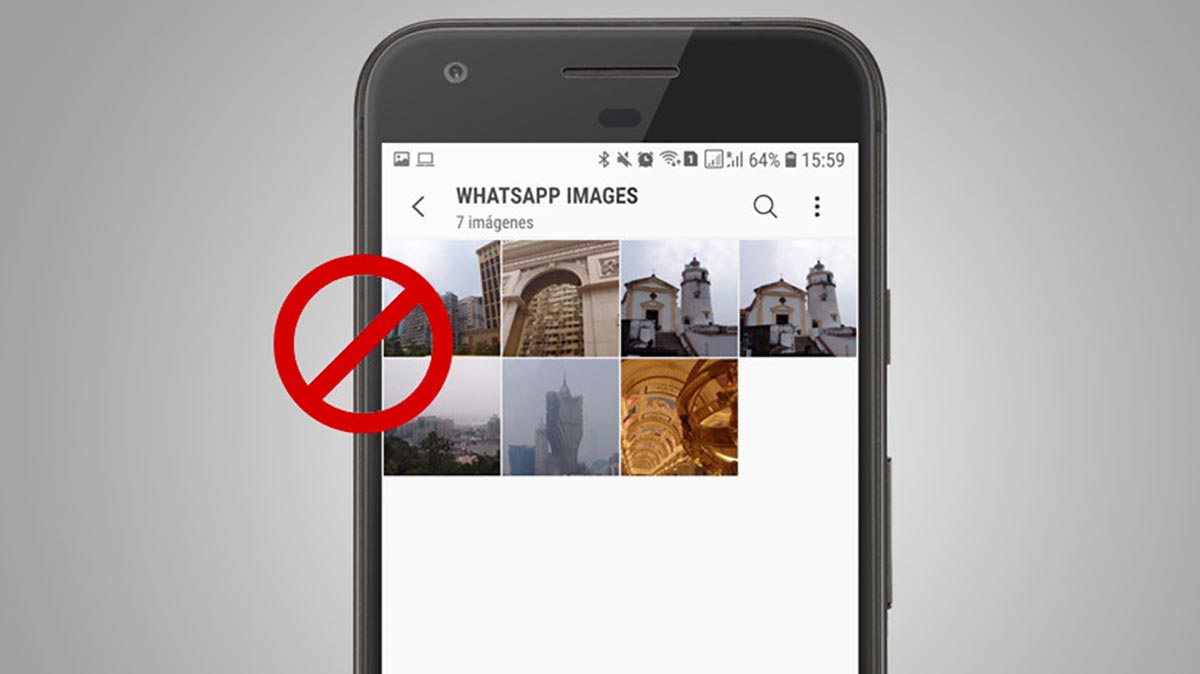 WhatsApp no almacena las fotos y los videos en la galeria del movil