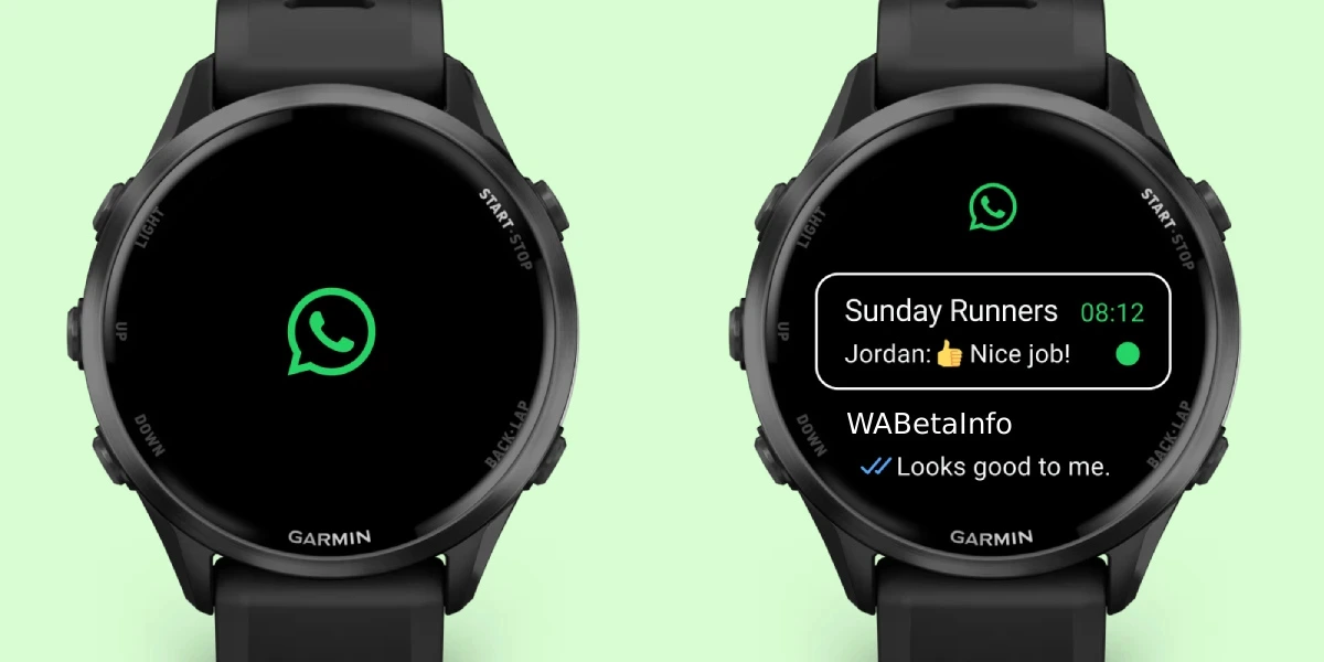 WhatsApp para relojes garmin caracteristicas