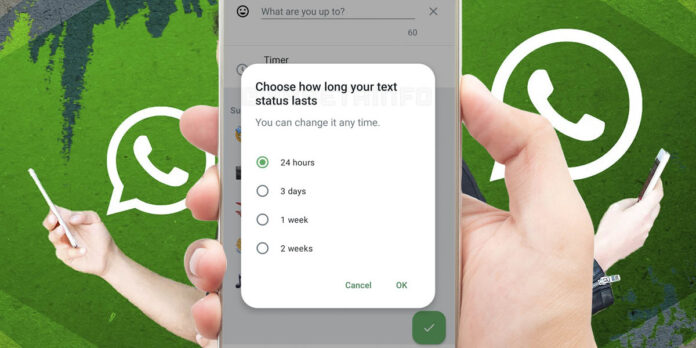 WhatsApp prepara una opción para agregar estados de texto que expiran