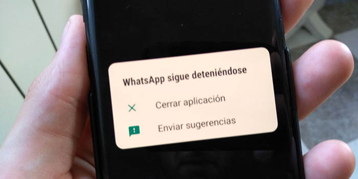WhatsApp se cierra