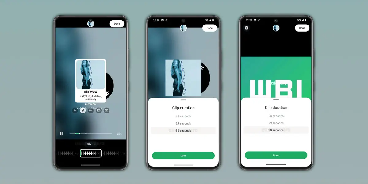 WhatsApp ya permite subir música de hasta 30 s en los estados