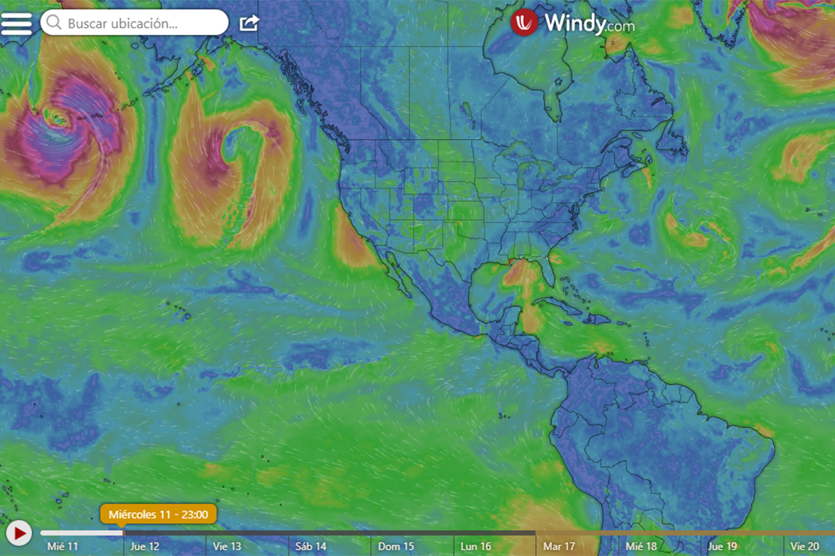 Windy - Seguimiento de huracanes en un mundo en movimiento