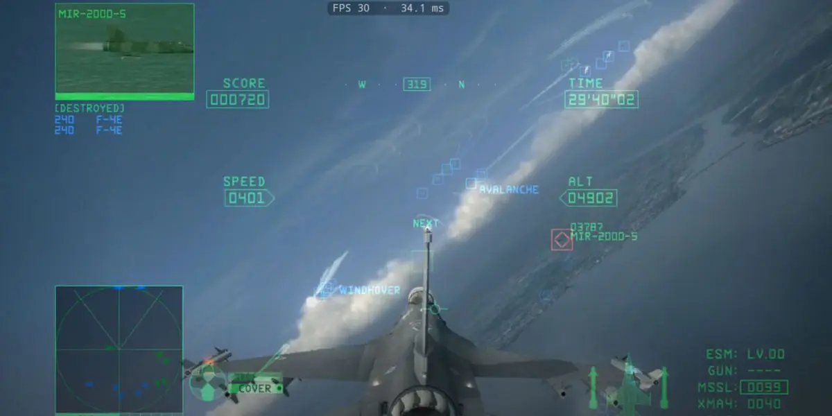 XenDroid emulando Ace Combat 6