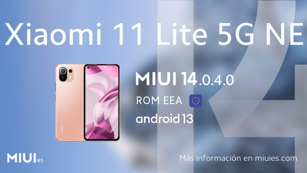 Xiaomi 11 Lite 5G NE actualizacion miui 14 basada android 13