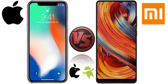 Xiaomi Mi Mix 2S Vs iPhone X