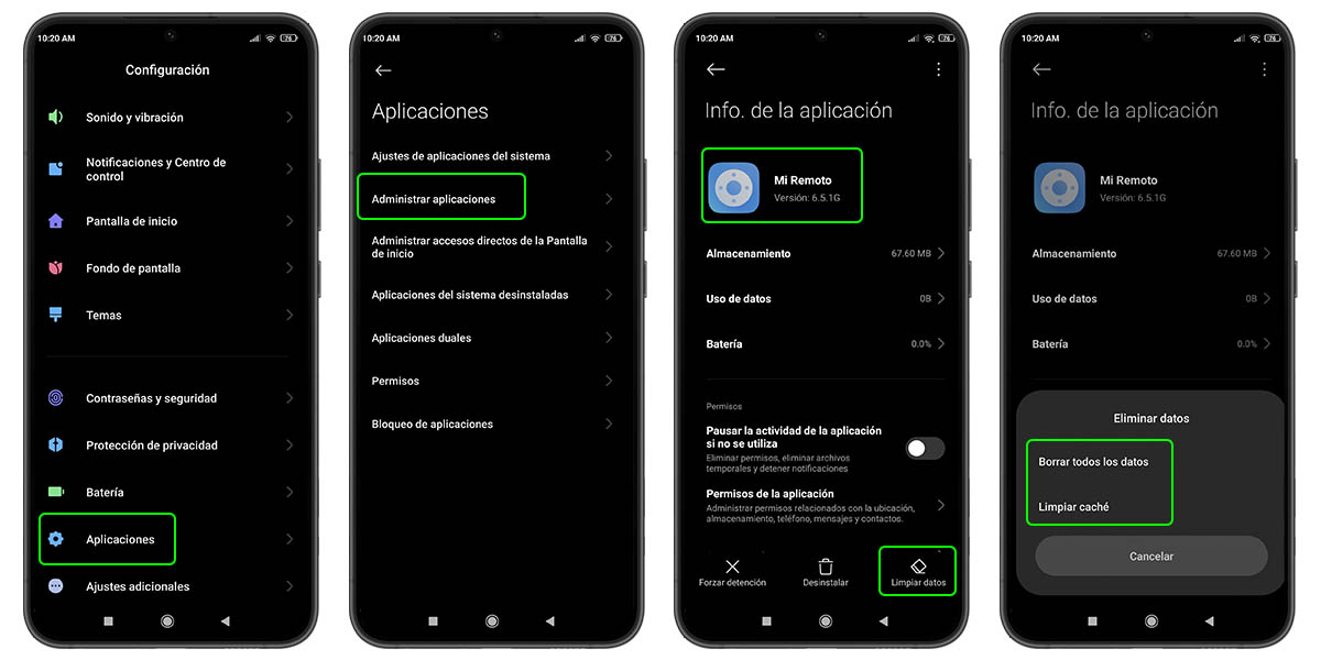 Xiaomi Mi Remote no funciona arreglar sensor infrarrojo soluciones